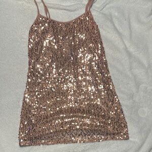 Sequin Tank Top